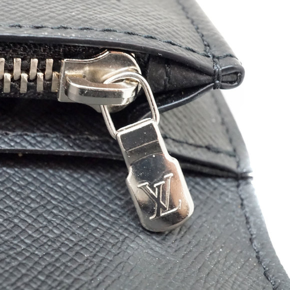 Louis Vuitton Long Portefeuille Wallet Black Brazza Graphite - Picture 10 of 14